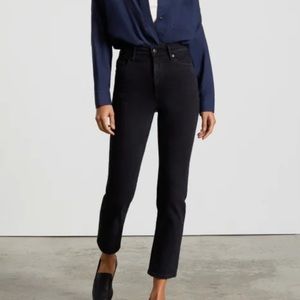 Everlane Original Cheeky Jeans - black - ankle crop - size 27